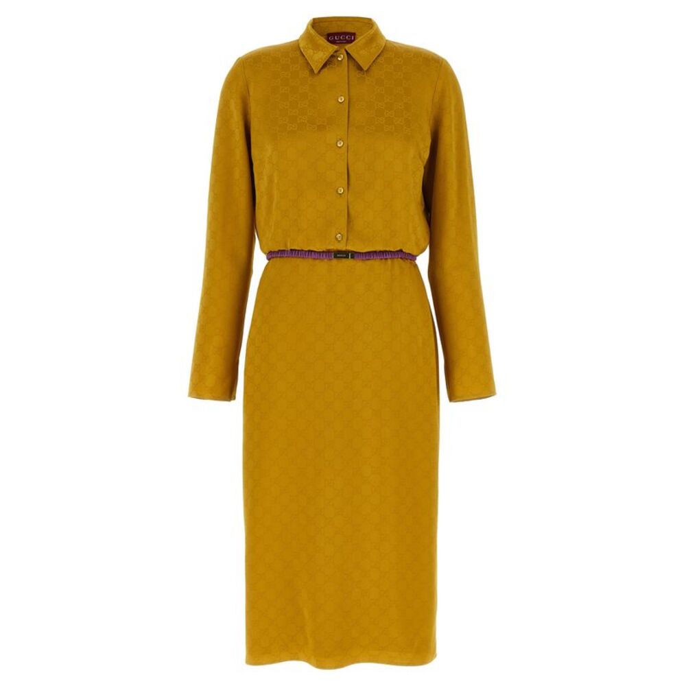 Gucci Bicolor Viscose Midi Women's Dress